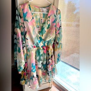 Hello Molly Wrapped Up Dress Green